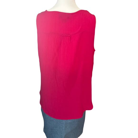 Vintage Sportables 100% Rayon Tank Top Size Small - Picture 2 of 7